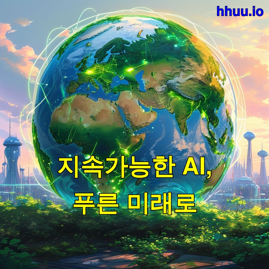 지속가능한 AI, 푸른 미래로
