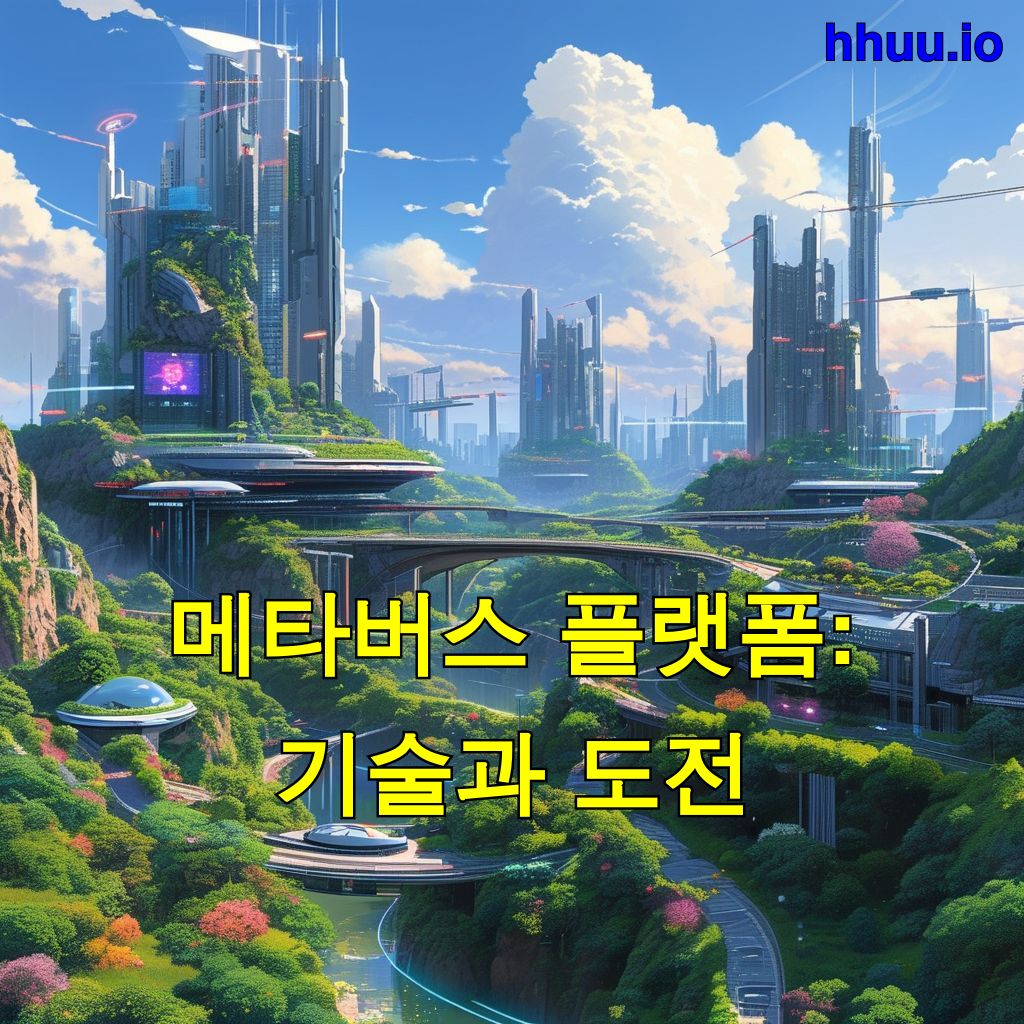 메타버스 플랫폼: 기술과 도전