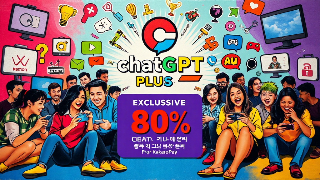챗GPT 할인 구독 플랫폼 활용 꿀팁: 겜스고(GamsGo) 집중 분석 (popart 스타일)