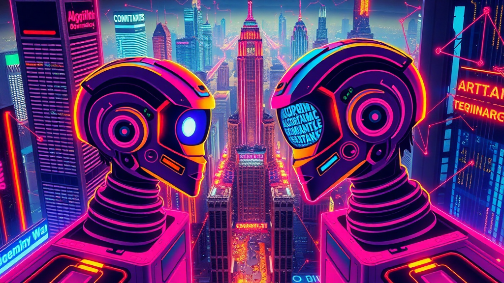 챗GPT 경쟁 AI 챗봇 서비스 비교: 코파일럿 vs oo.ai (popart 스타일)