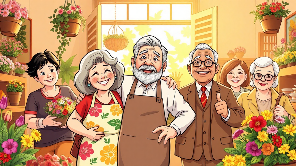 자금과 공간, 어떻게 지원받을 수 있을까요? (cartoon 스타일)
