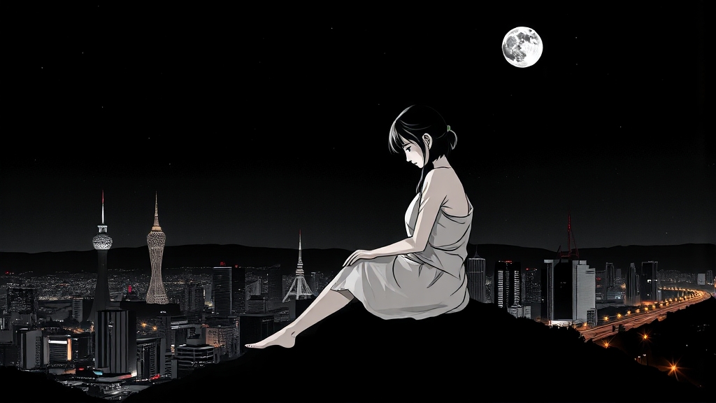 FWB 종료 후 감정적 후폭풍 (illustration 스타일)